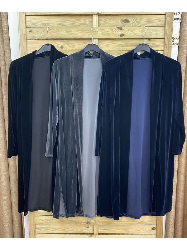 Kimono midi de terciopelo Carmen