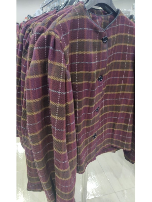 Chaqueta vintage de cuadros