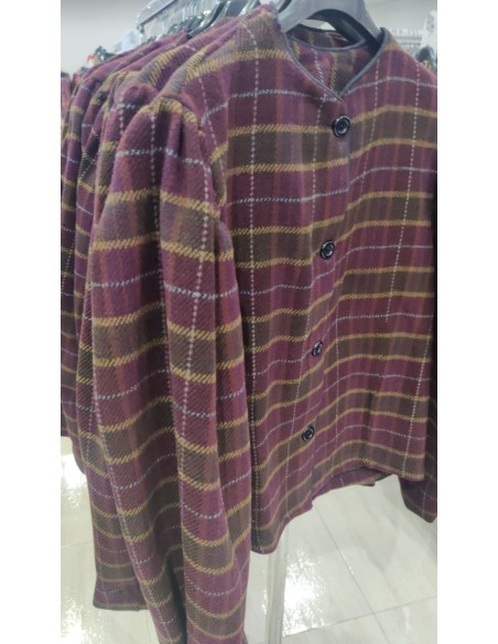 Chaqueta vintage de cuadros