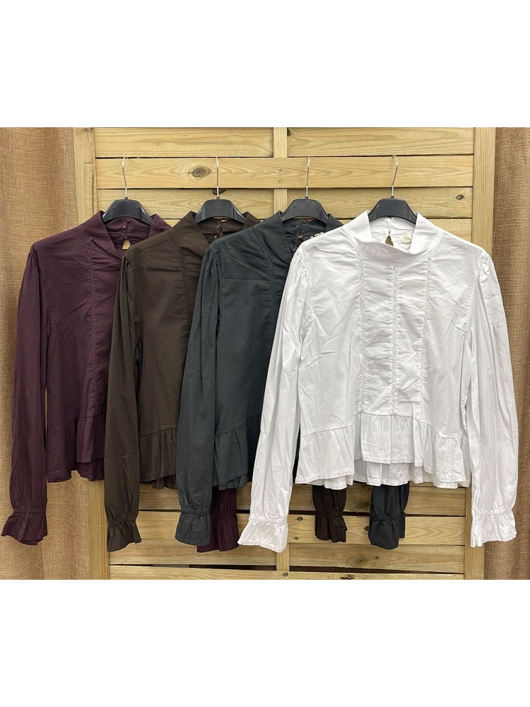 Camisa bordados verticales