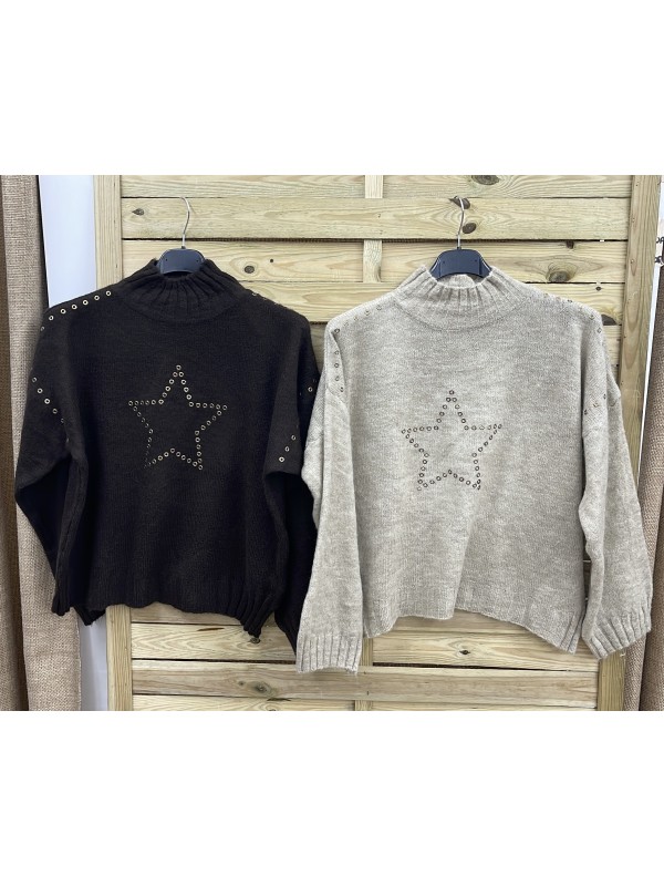 Jersey estrella de tachas
