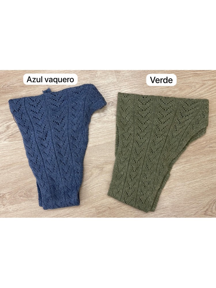 Pañuelo de punto calado