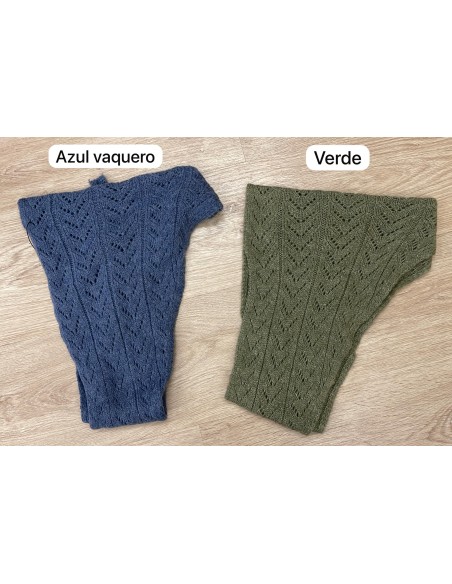 Pañuelo de punto calado