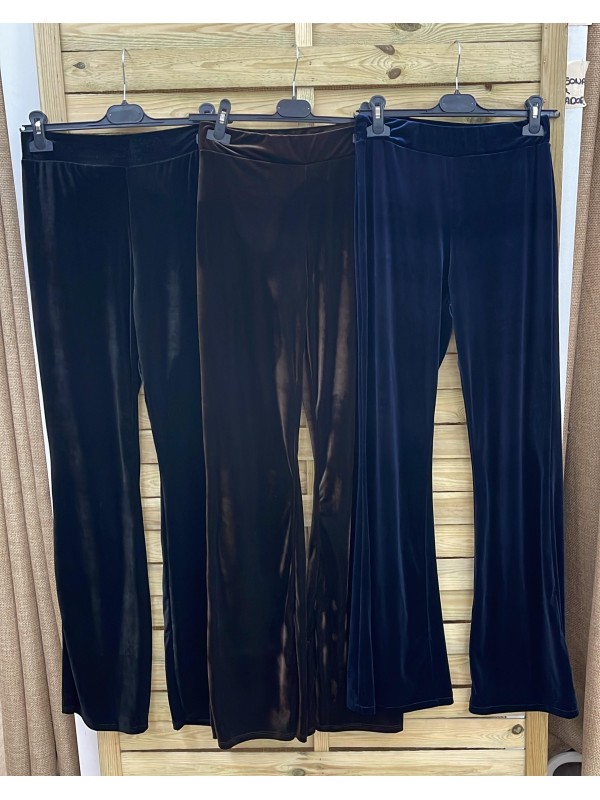 Pantalón campana de terciopelo Telma