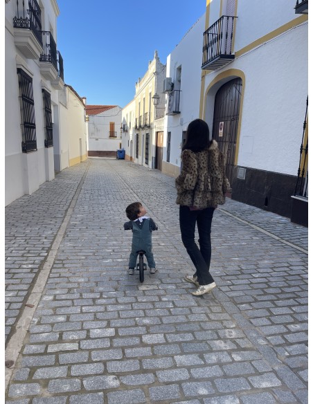 Abrigo capitas de pelo natural