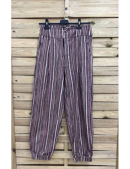 Pantalón bombacho de rayas Budapest