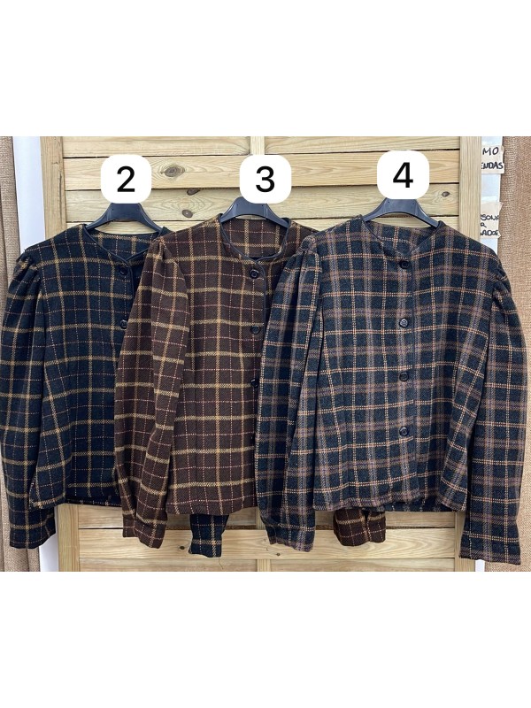 Chaqueta vintage de cuadros 2