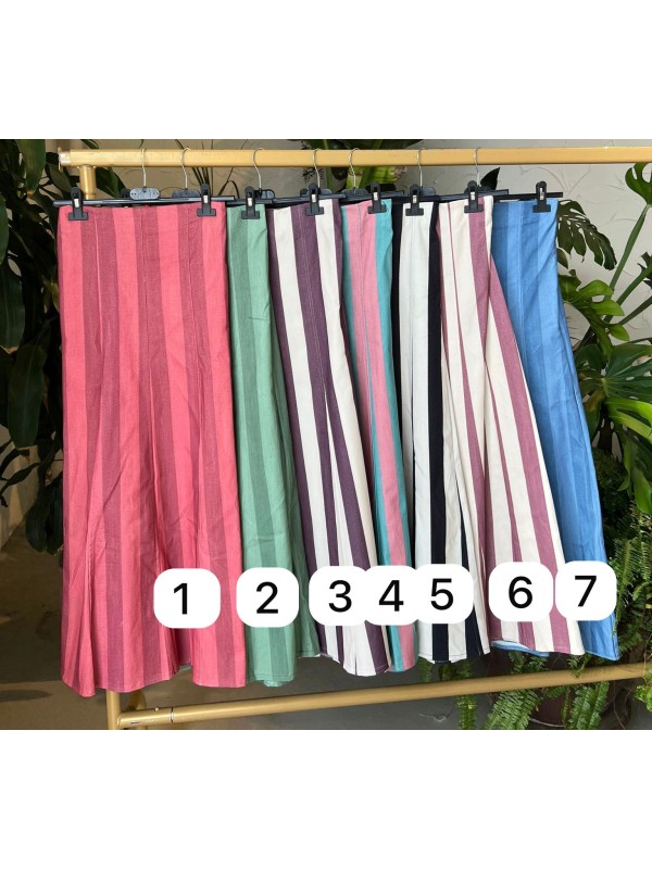 Falda midi rayas Málaga