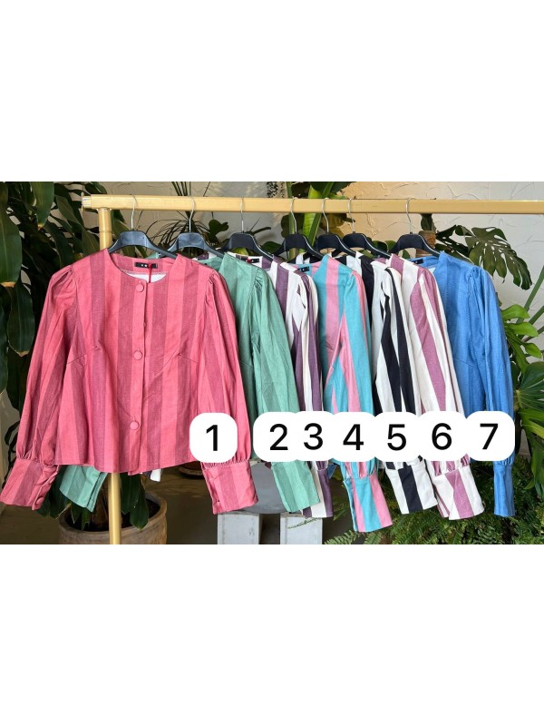 Chaqueta/ Sobrecamisa rayas Málaga