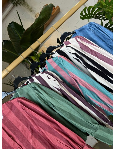 Chaqueta/ Sobrecamisa rayas Málaga