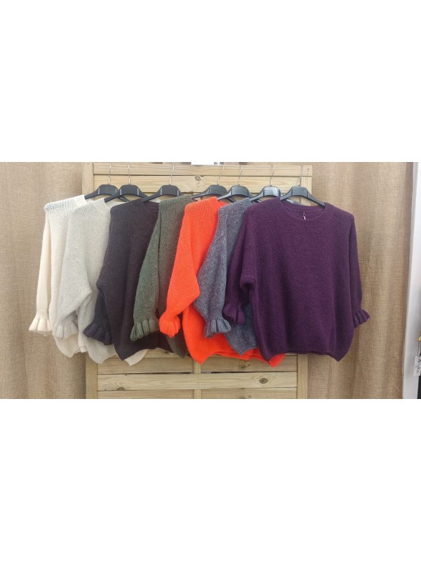 Jersey manga francesa con vuelo