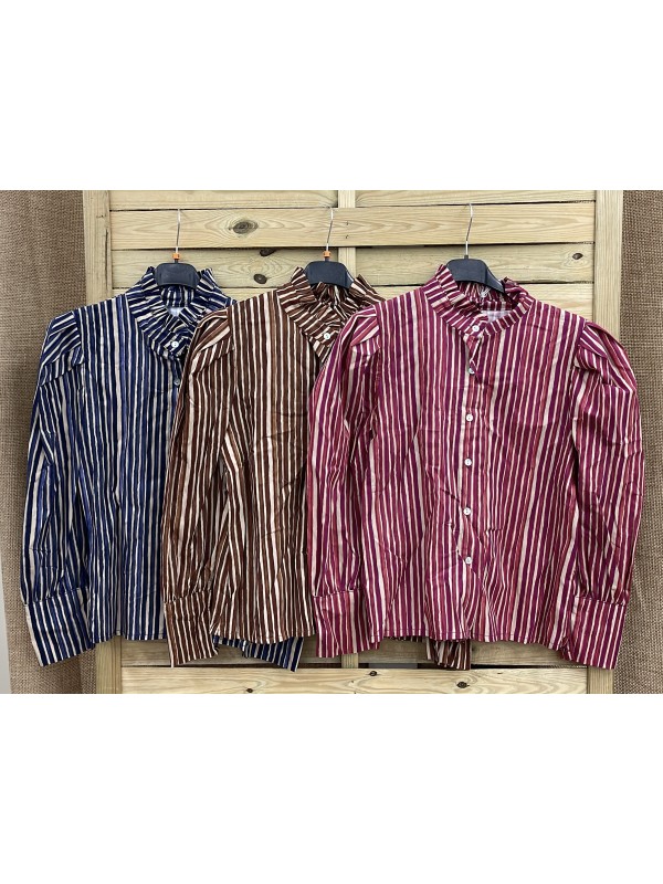 Camisa estampada de rayas Budapest