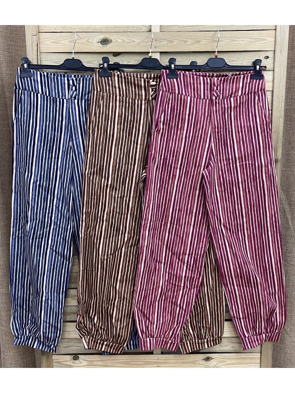 Pantalón bombacho de rayas Budapest 2