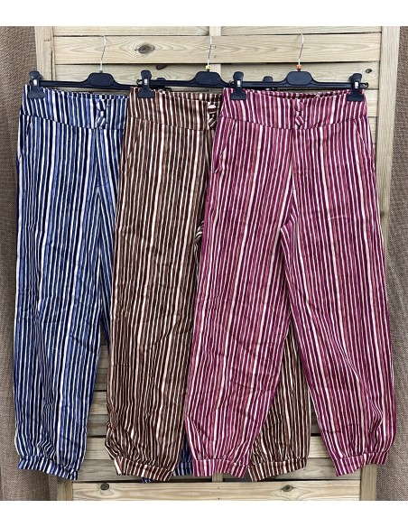 Pantalón bombacho de rayas Budapest