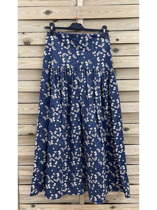 Falda estampada corte en cadera Córdoba