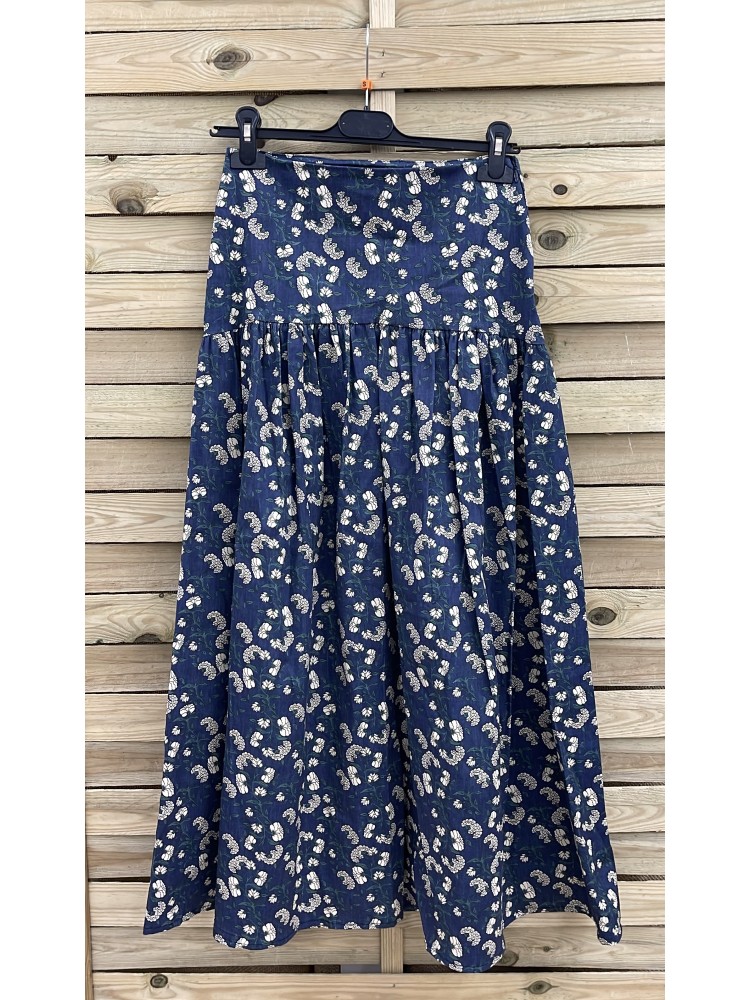 Falda estampada corte en cadera Córdoba