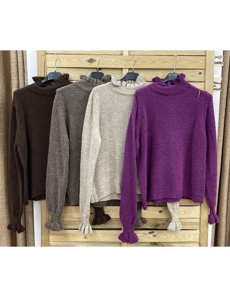 Jersey con vuelo y puños y cuello