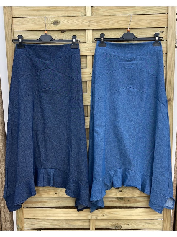 Falda vaquera asimétrica Elisa