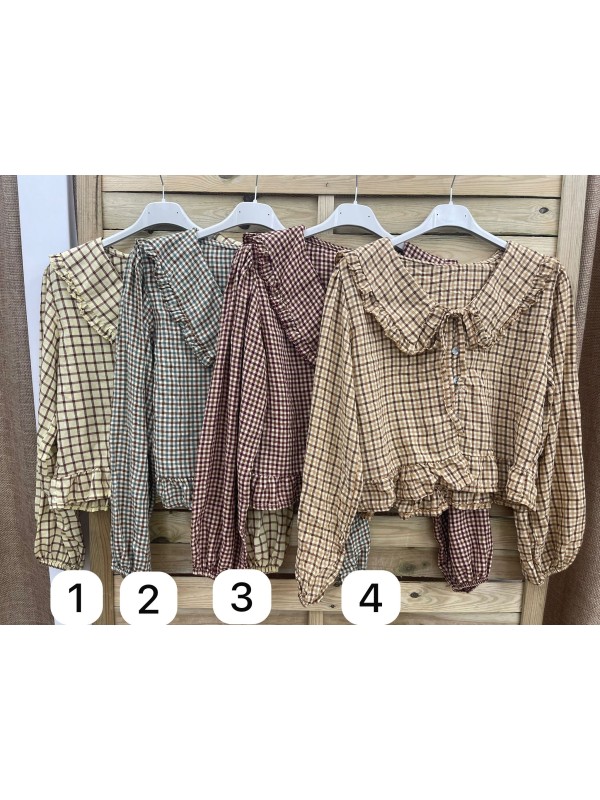 Camisa Jara cuello bobo