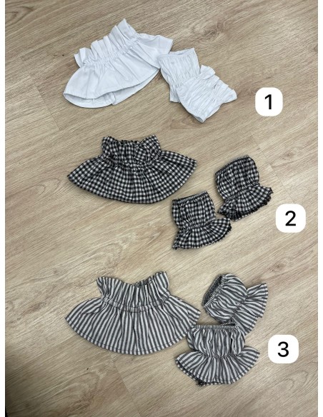 Conjunto de cuello y puños