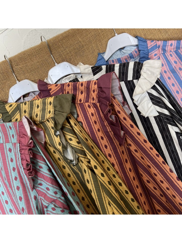 Camisa Jaén doble volante delantero y en hombros