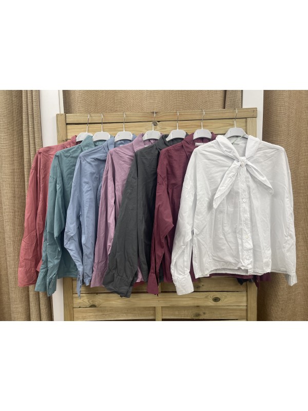 Camisa nudo delantero