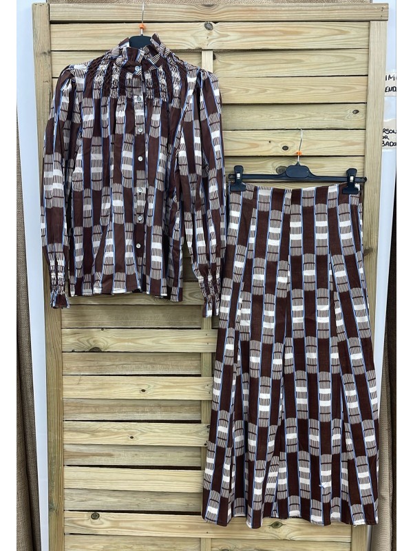 Camisa tricolor mini rectangulos verticales 2