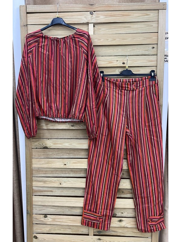 Pantalon Alejandra rayas 2