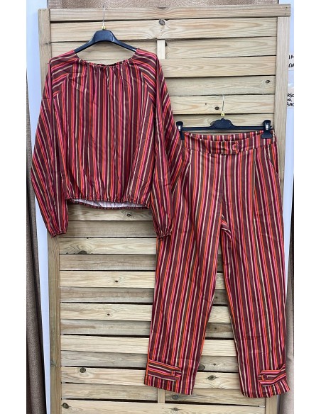 Pantalon Alejandra rayas