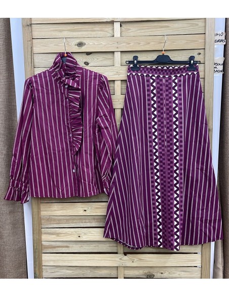 Camisa Carmina volante vertical