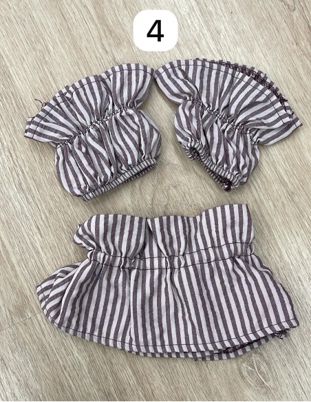 Conjunto de cuello y puños