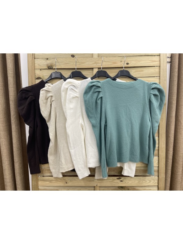 Jersey con frunce en hombros Paula 2