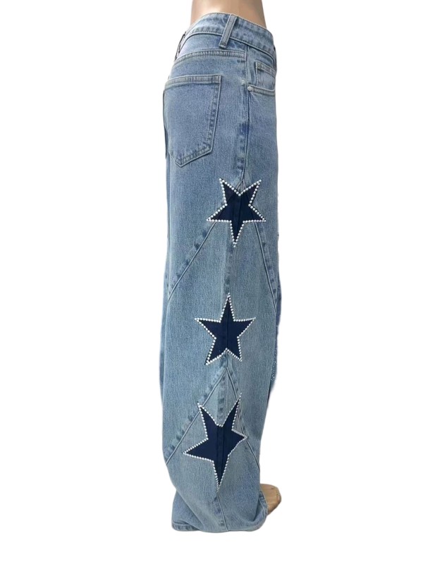 Jeans triple estrella lateral
