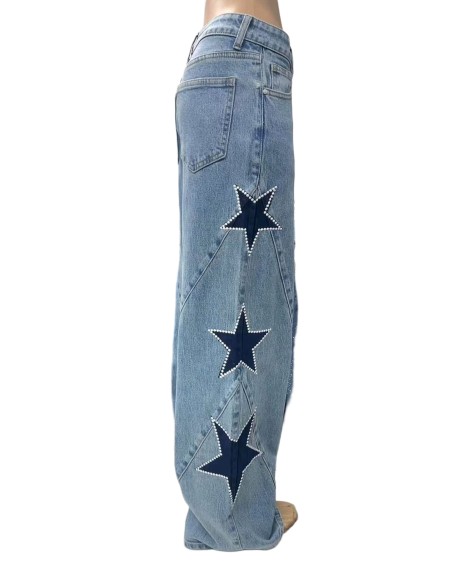 Jeans triple estrella lateral