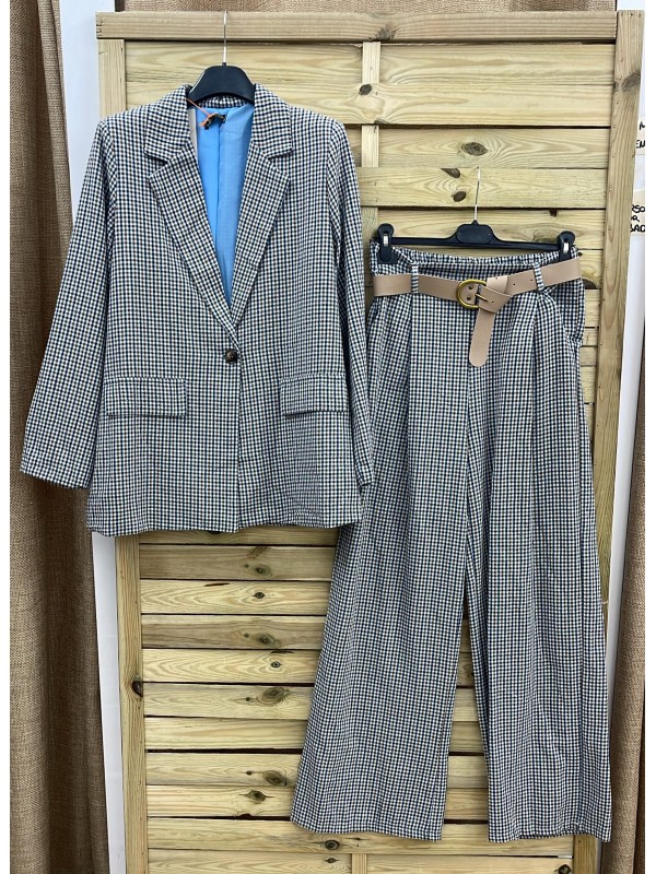 Pantalon mini vichy colores