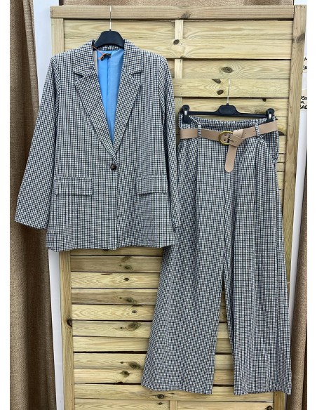 Pantalon mini vichy colores