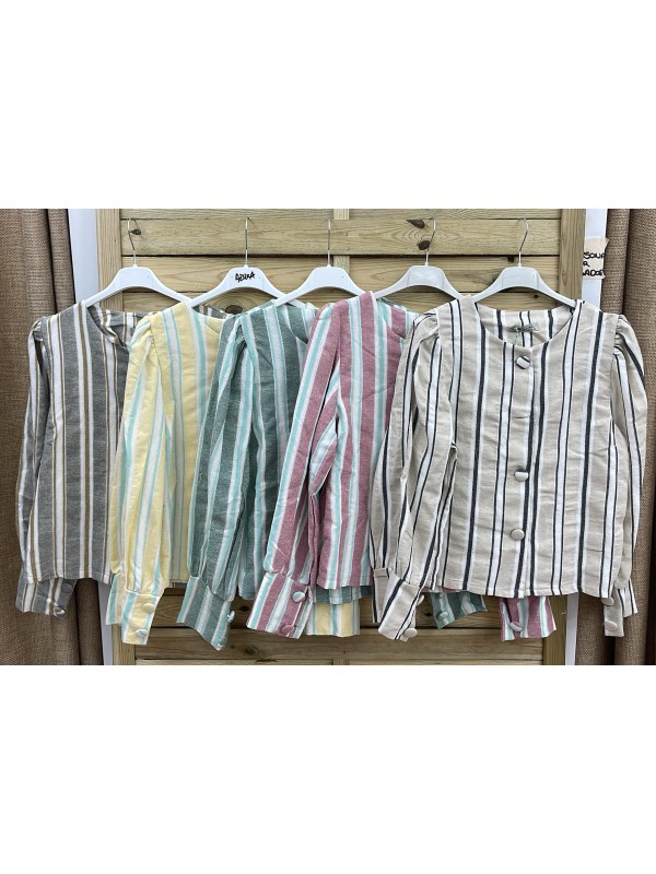 Chaqueta Beatriz de rayas 2