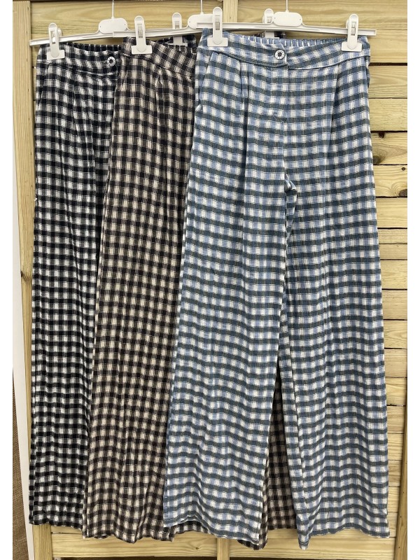 Pantalon vichy Denia