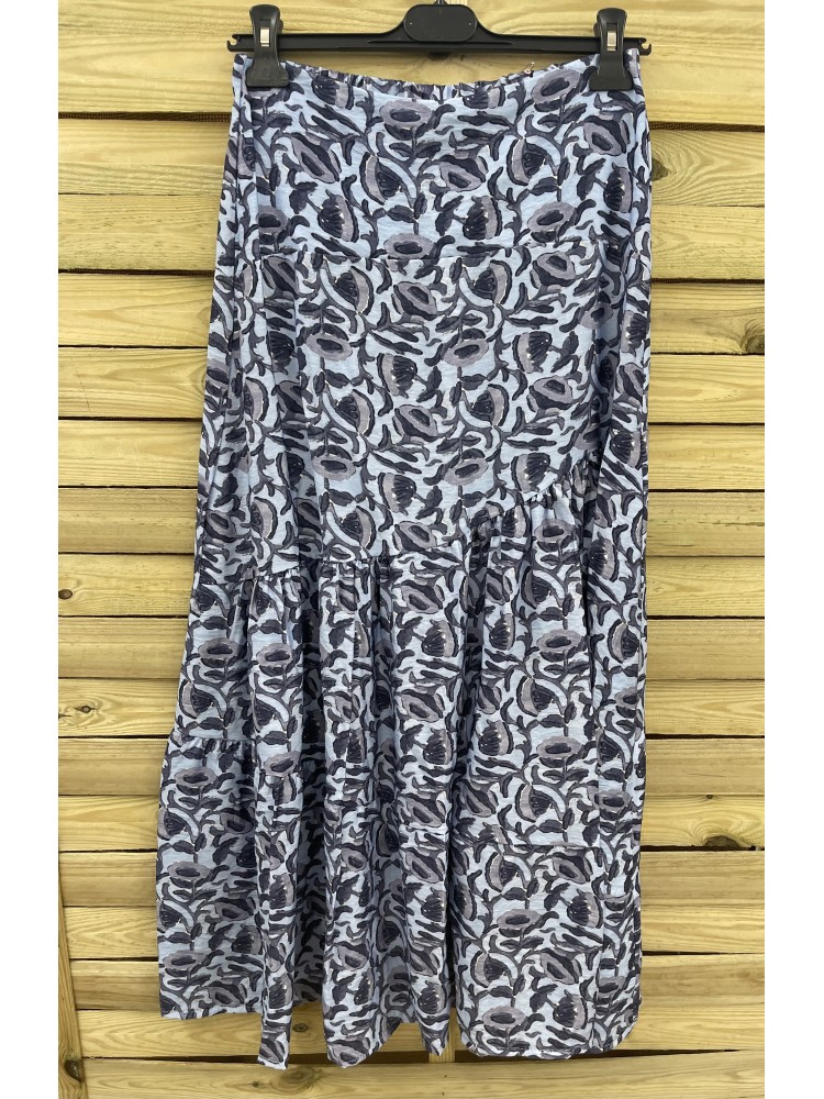 Falda larga Lisboa estampado florecitas