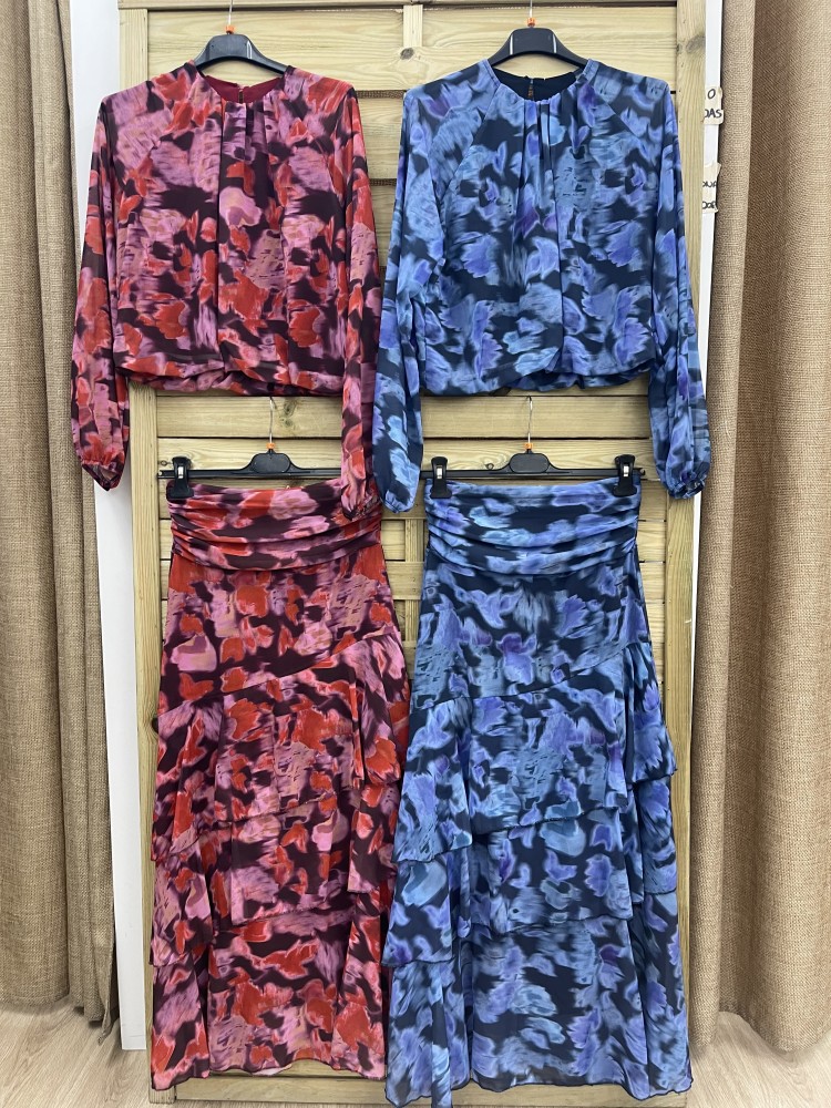 Camisa Vera de flores cintura elastica