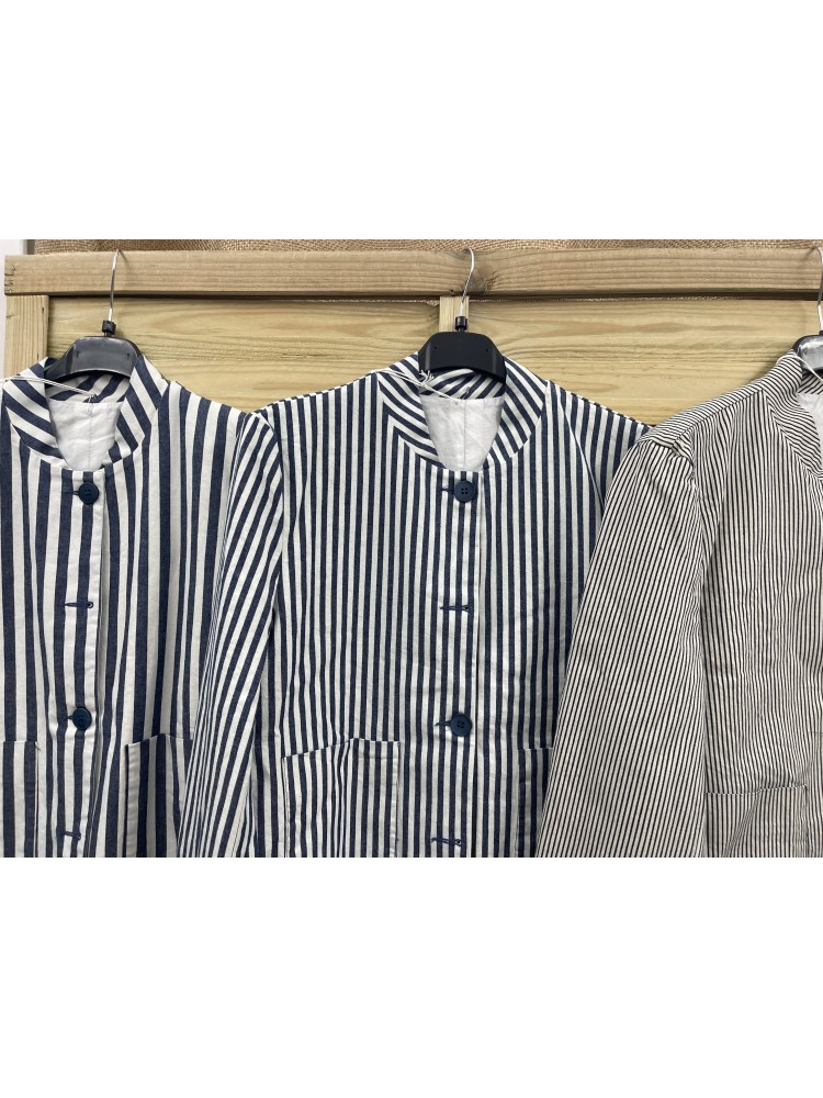 Cazadora raya marinera