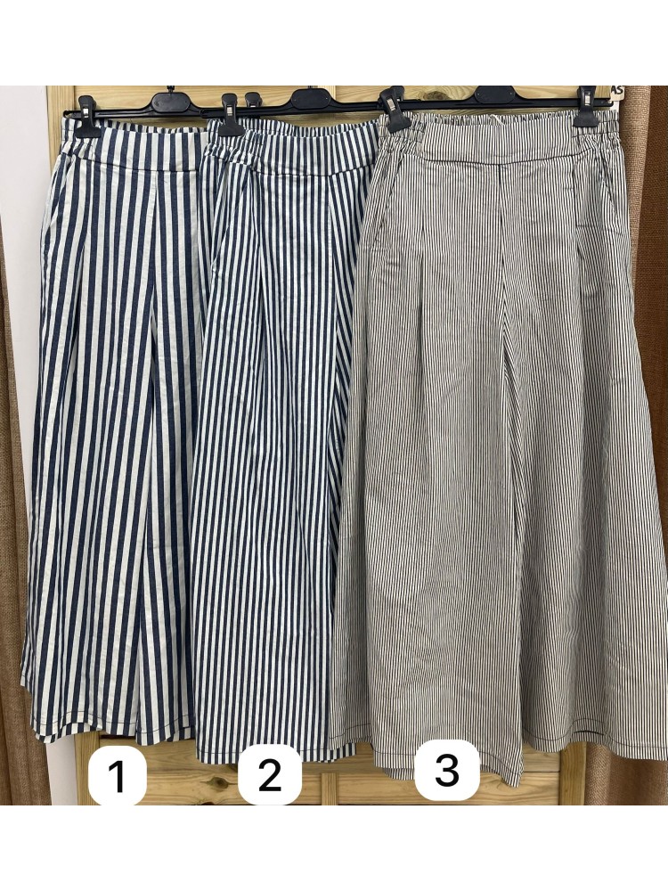 Pantalon raya marinera maxi