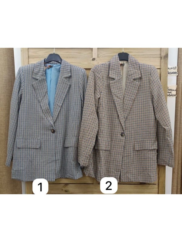 Chaqueta mini vichy colores 2