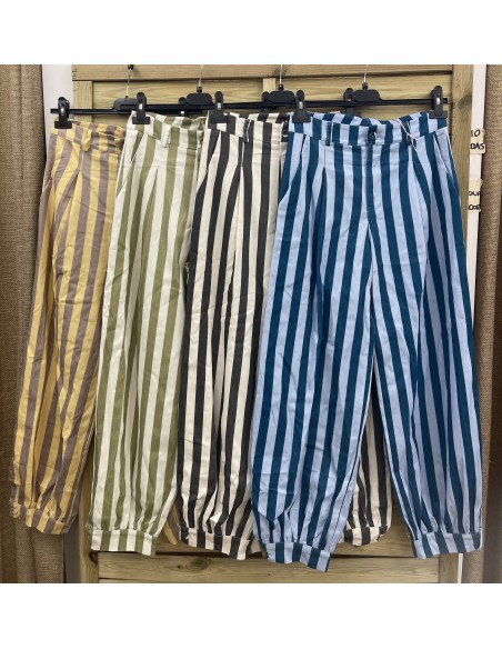 Pantalon Sintra de rayas bombacho