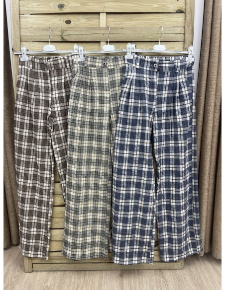 Pantalon cuadros Rocio