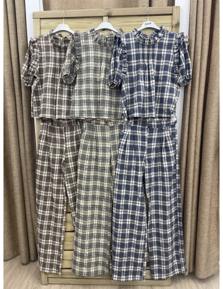 Pantalon cuadros Rocio