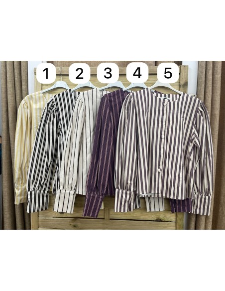 Chaqueta/ Sobrecamisa rayas Teresa con botones