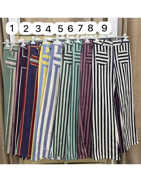 Camisa rayas Amanda con maxi cuello