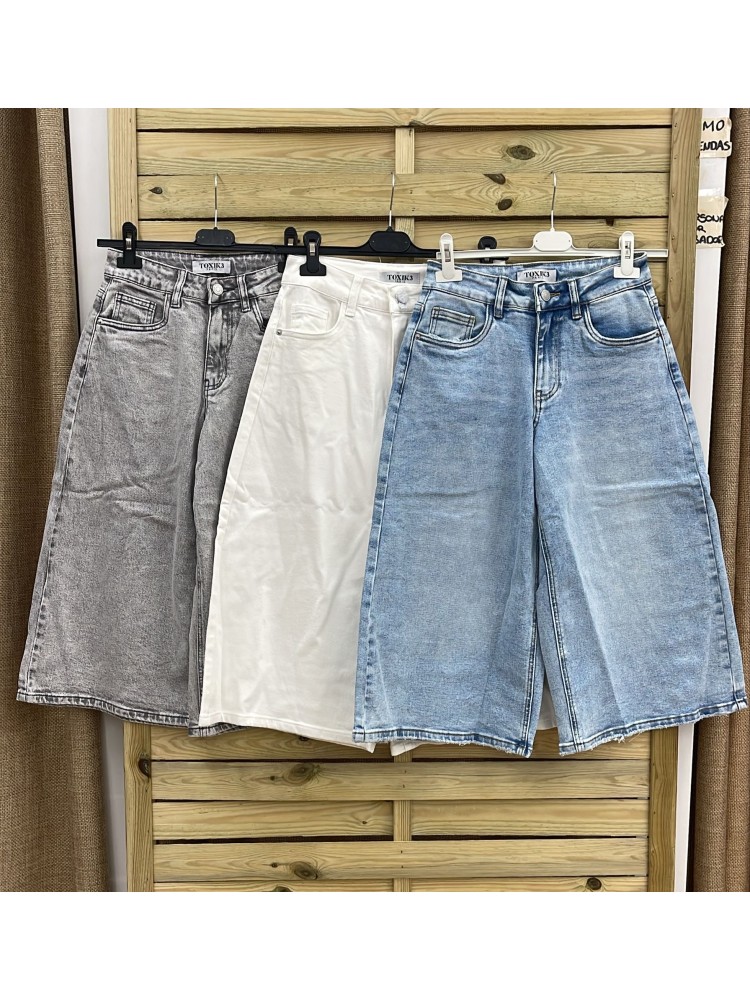 Bermudas vaqueras maxi largas