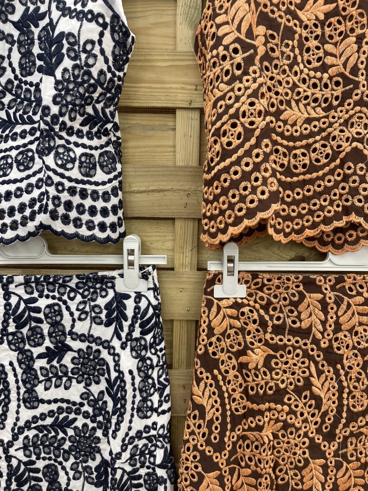 Conjunto bordado Florencia